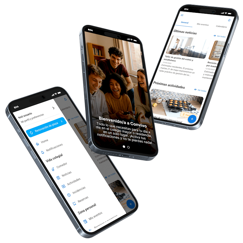 Convivo - Simplifica, conecta y organiza desde una sola plataforma Convivo - Simplifica, conecta y organiza desde una sola plataforma